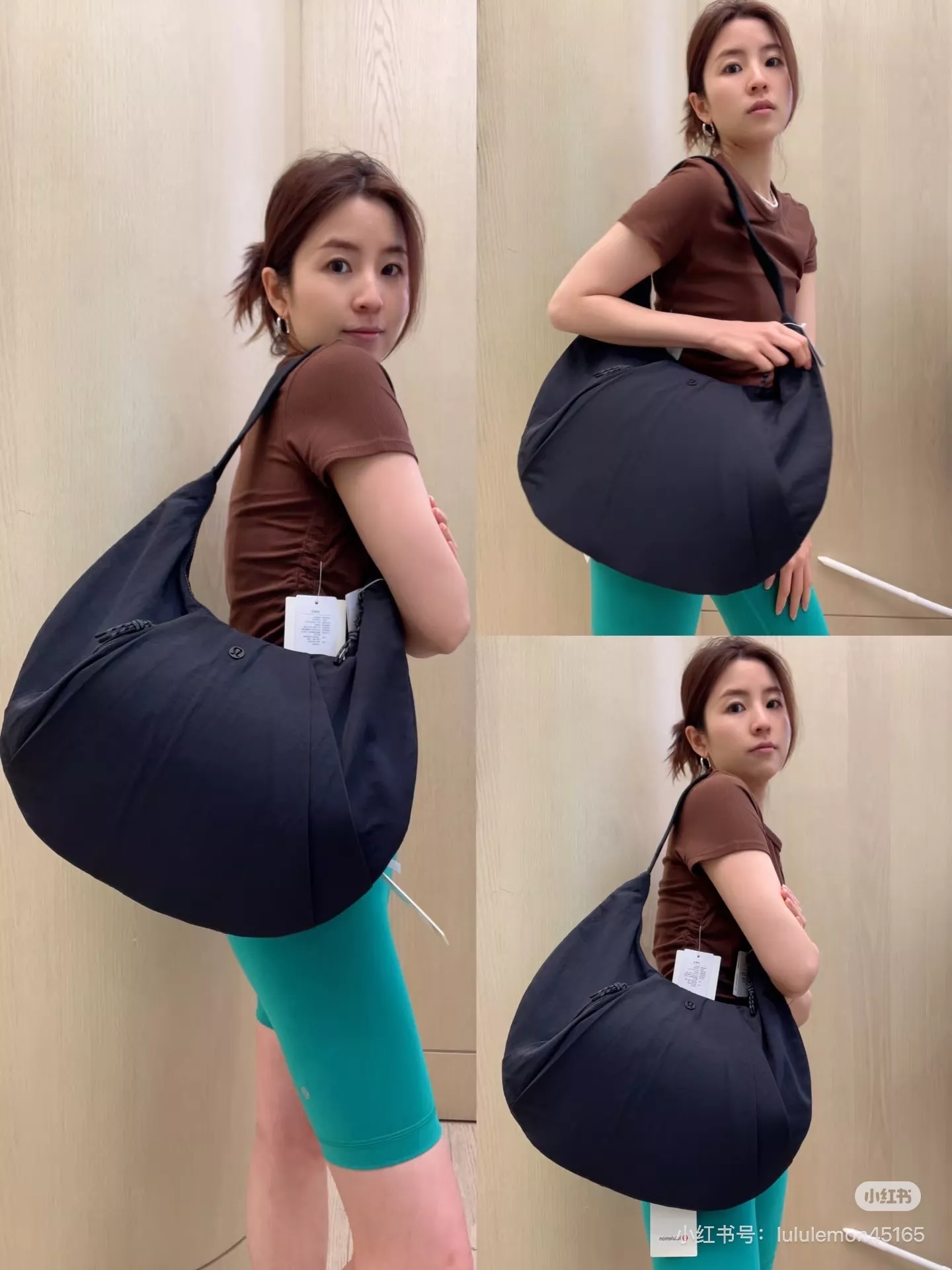 룰루레몬 반달 쉐입 나일론 숄더백 상세 이미지 37