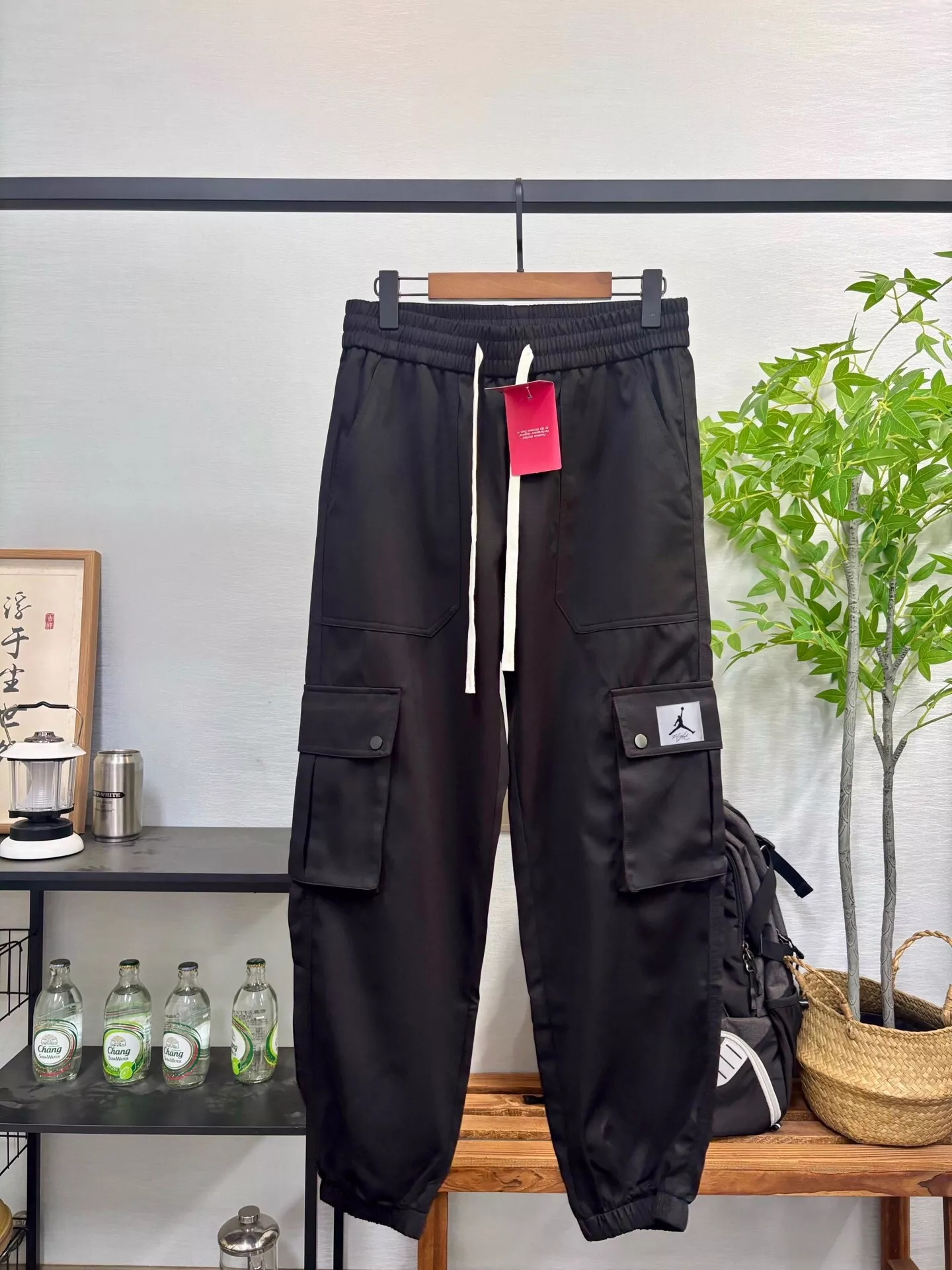에어조던 아메리칸 빈티지 스타일 포켓 일자 공용 팬츠 상세 이미지 5