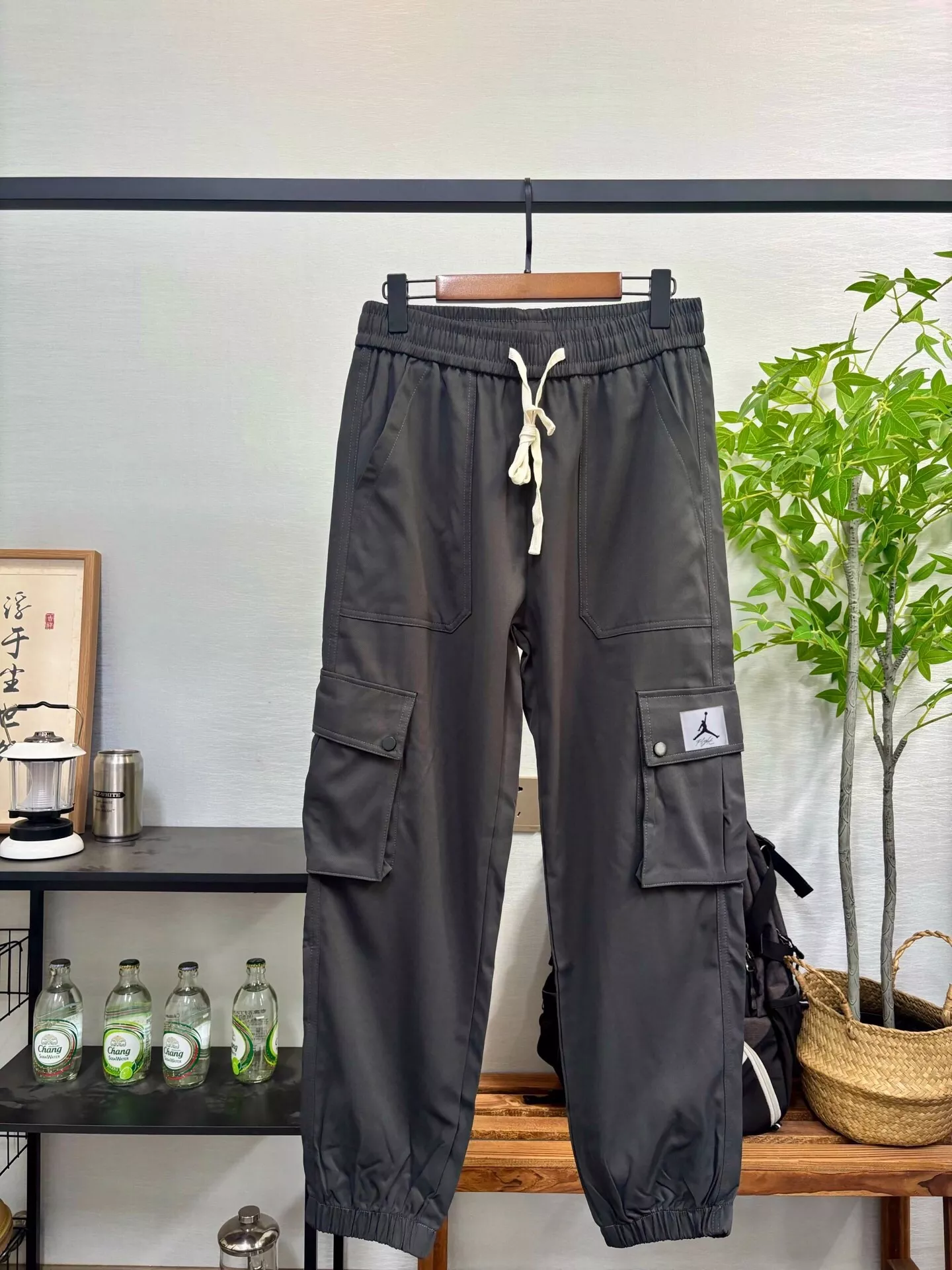에어조던 아메리칸 빈티지 스타일 포켓 일자 공용 팬츠 상세 이미지 4
