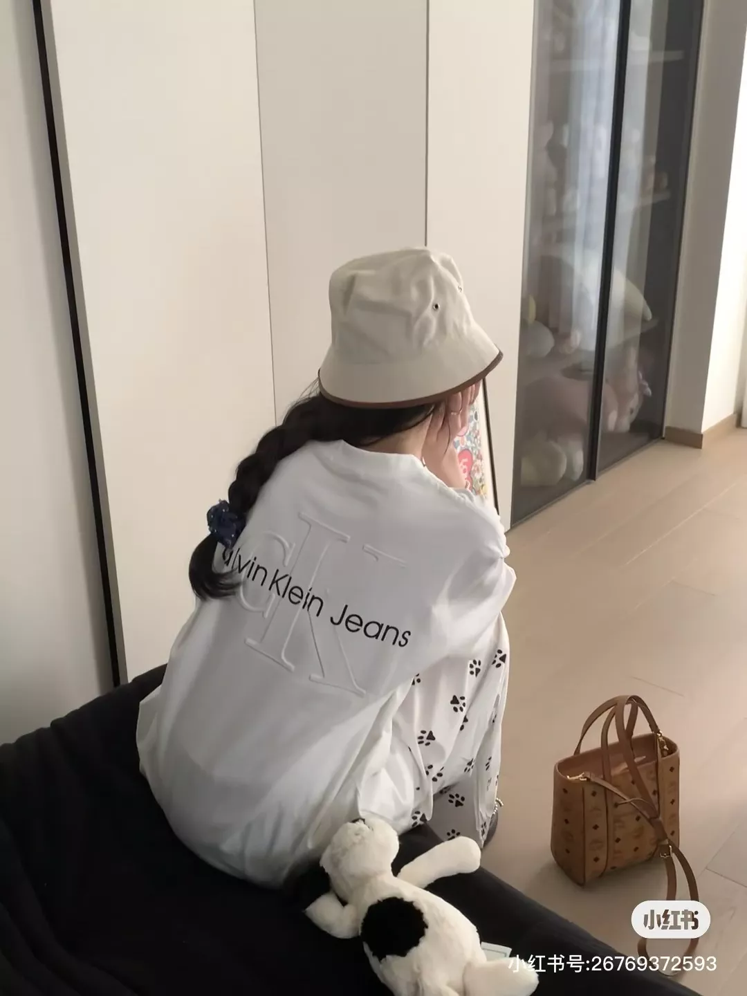 캘빈클라인 백 레터링 스틸 엠보 반소매 티셔츠 상세 이미지 18