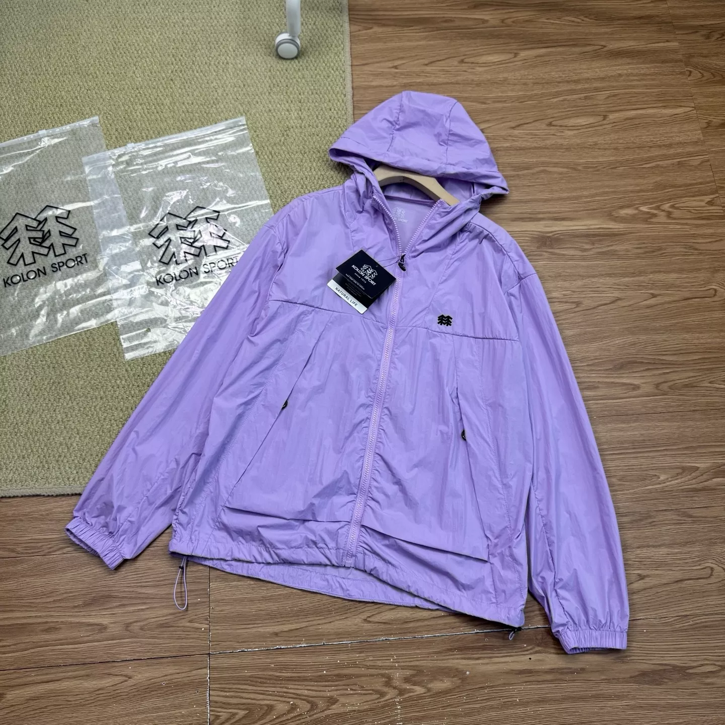 코오롱스포츠 경량 후드 자외선 차단 재킷 상세 이미지 4