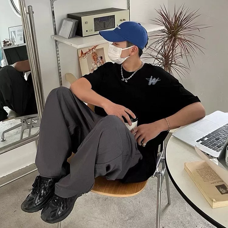 웰던 W 로고 루즈핏 라운드넥 반소매 티셔츠 상세 이미지 18