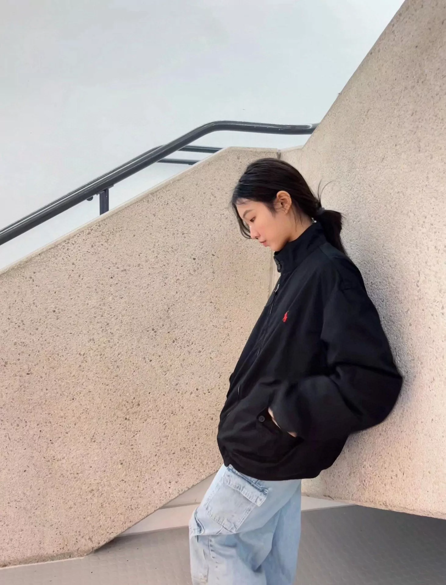 랄프로렌 스탠드 칼라 코튼 집업 재킷 상세 이미지 23
