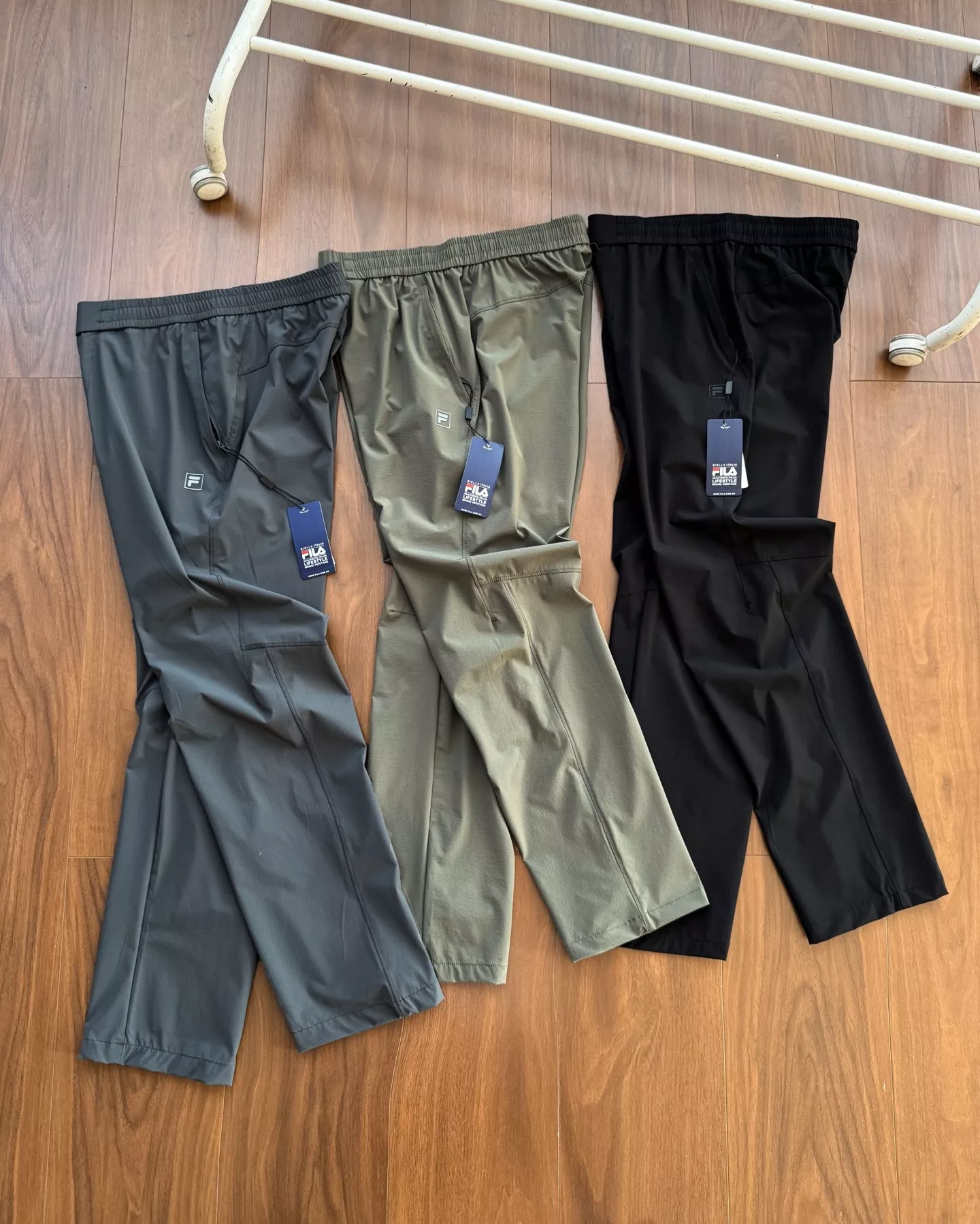 휠라 남성용 니트 트레이닝 롱팬츠 상세 이미지 6