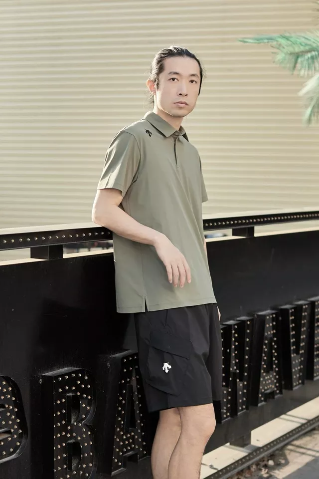 데상트 방수 기능의 속건 우븐 카고 하프 팬츠 상세 이미지 27
