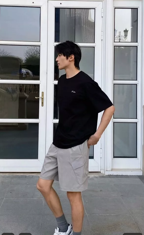 데상트 방수 기능의 속건 우븐 카고 하프 팬츠 상세 이미지 29