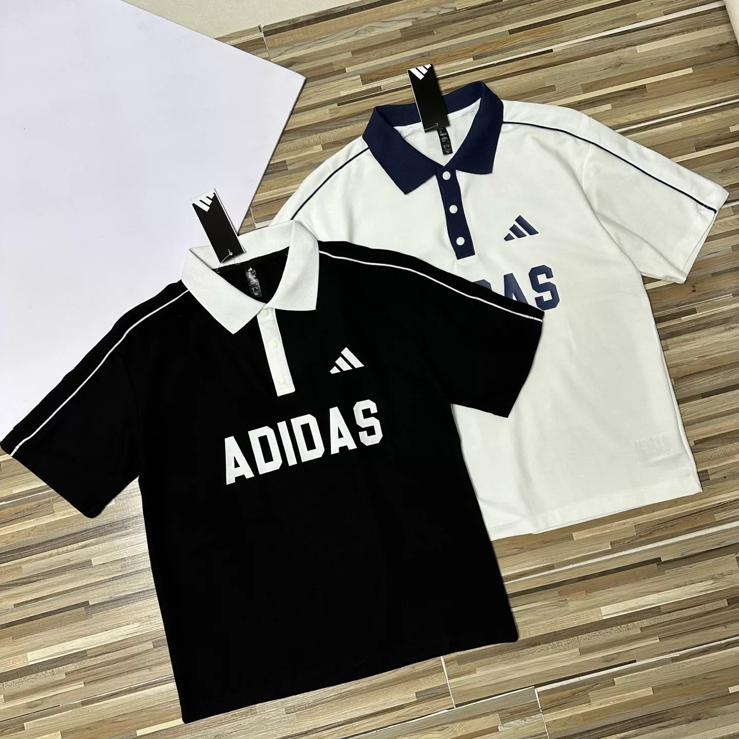 아디다스 배색 카라 반소매 폴로 티셔츠 상세 이미지 40