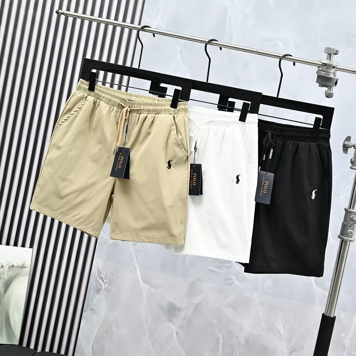 랄프로렌 클래식 포니 자수 캐주얼 쇼트 팬츠 상세 이미지 5
