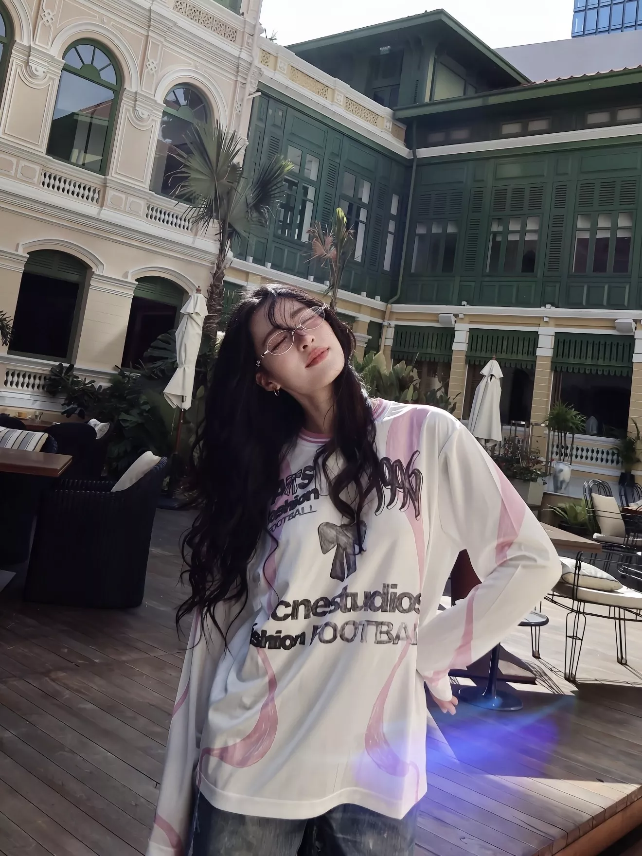 아크네스튜디오 월드컵 캡슐 시리즈 긴소매 볼웨어 티셔츠 상세 이미지 28