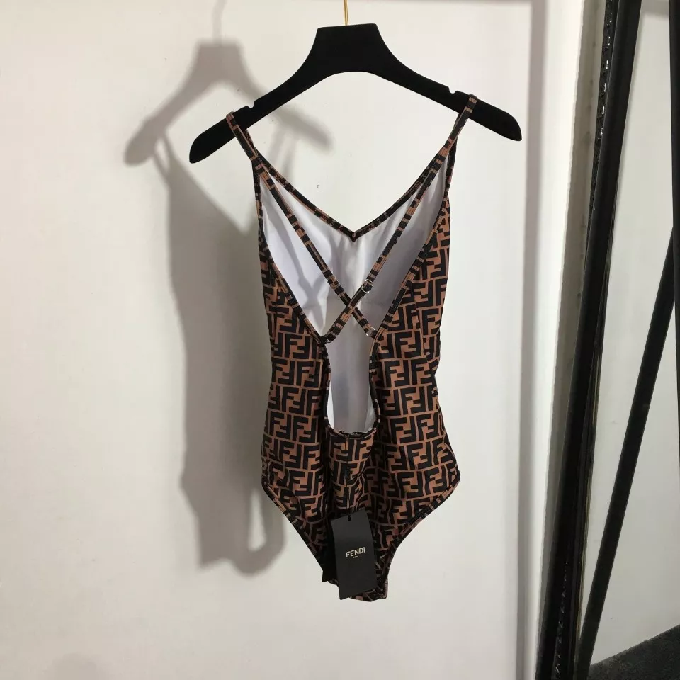 펜디 더블 F 패턴 프린트 원피스 수영복 상세 이미지 5