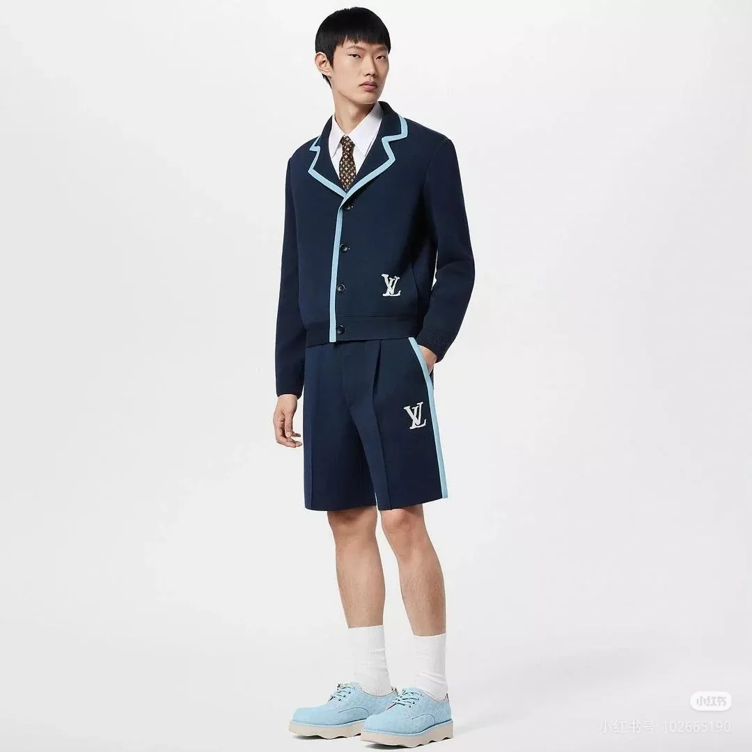 루이비통 자카드 레터 로고 니트 쇼츠 상세 이미지 13