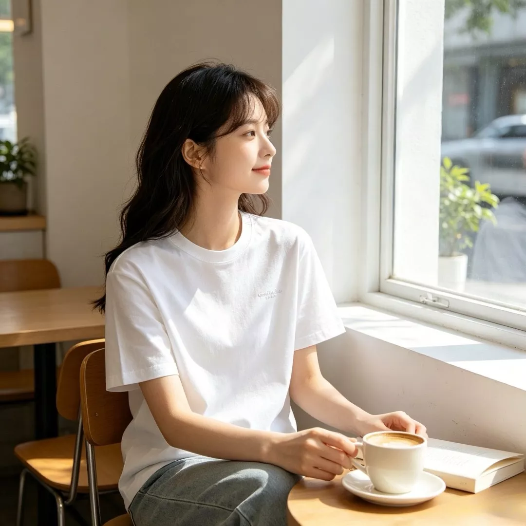 디올 왼쪽 가슴 실버 자수 레터링 반소매 티셔츠 상세 이미지 13