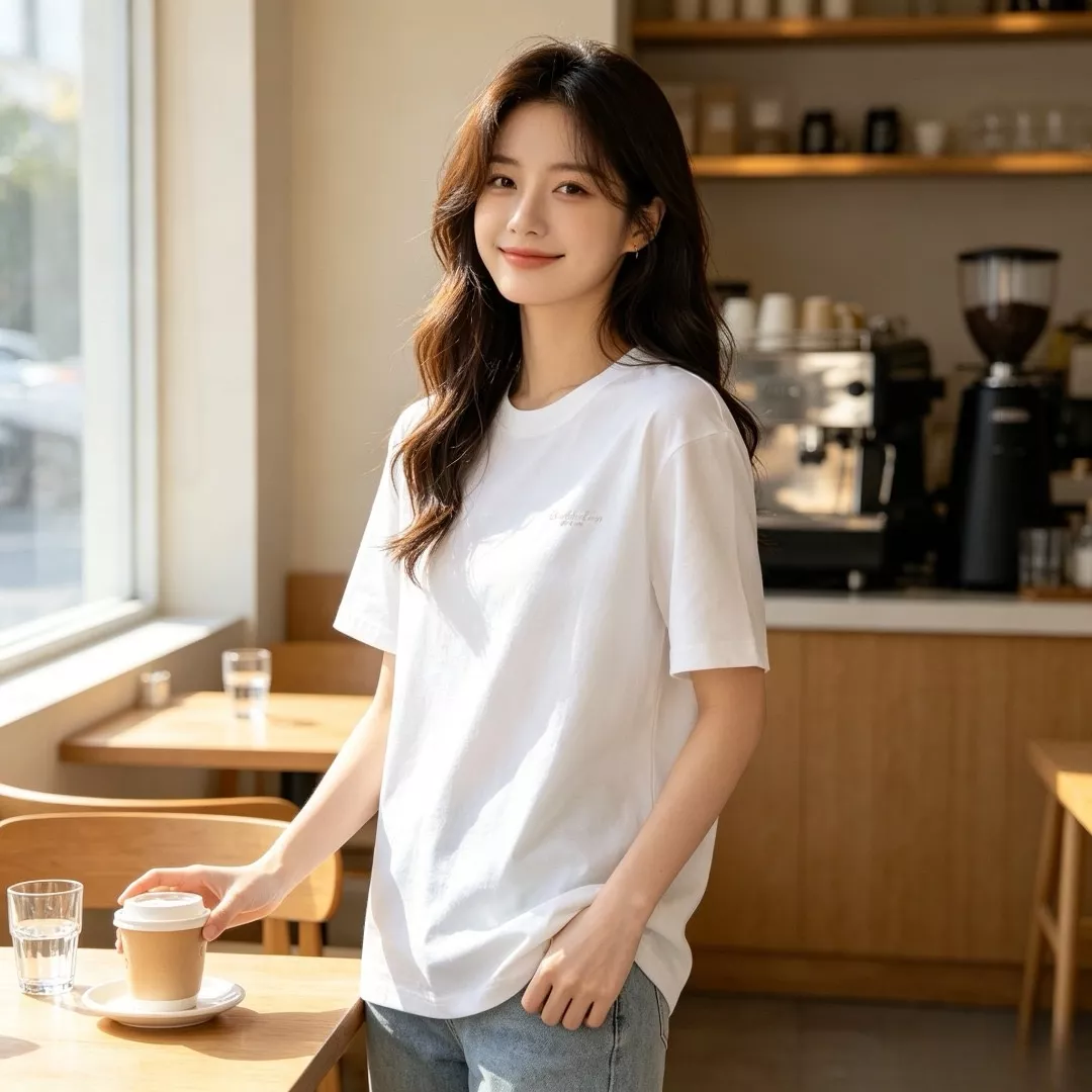 디올 왼쪽 가슴 실버 자수 레터링 반소매 티셔츠 상세 이미지 12