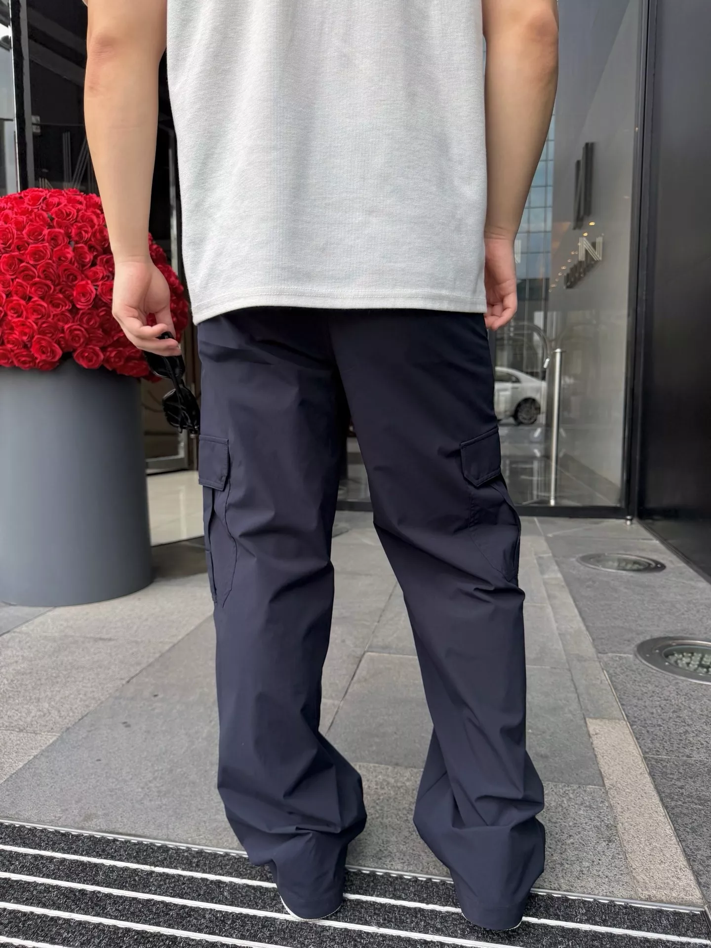 디올 레터 자수 버튼 카고 롱 팬츠 상세 이미지 19