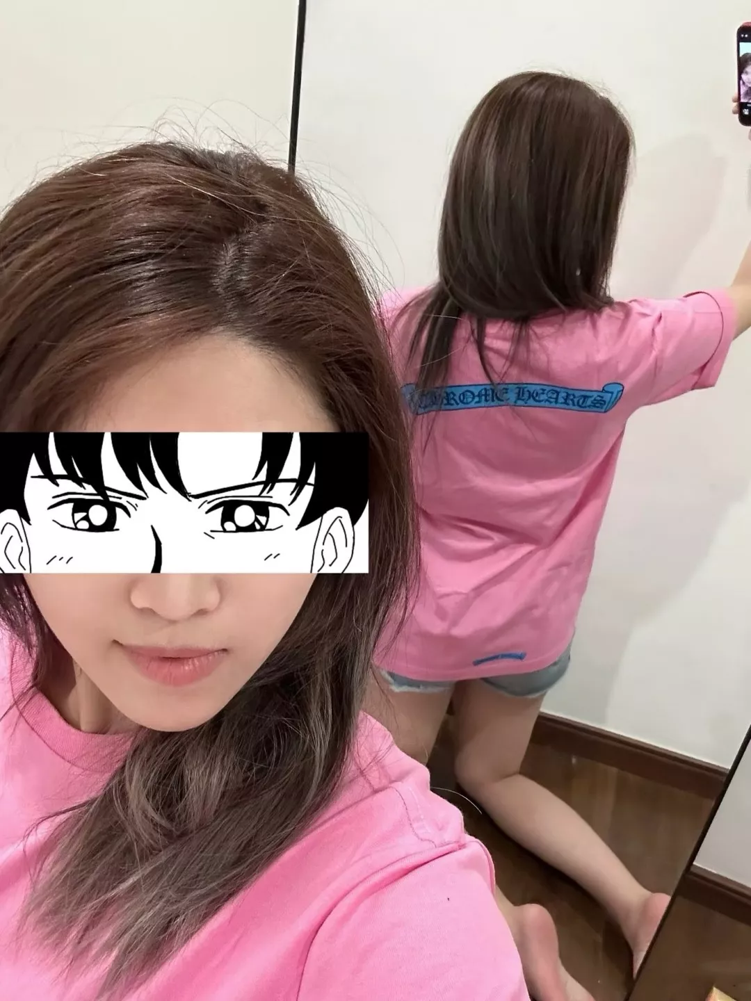 크롬하츠 산스크리트 프린트 반소매 티셔츠 상세 이미지 11