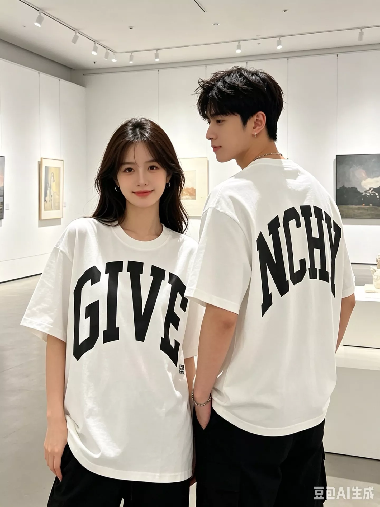 지방시 로고 레터링 프린트 반소매 티셔츠 상세 이미지 18
