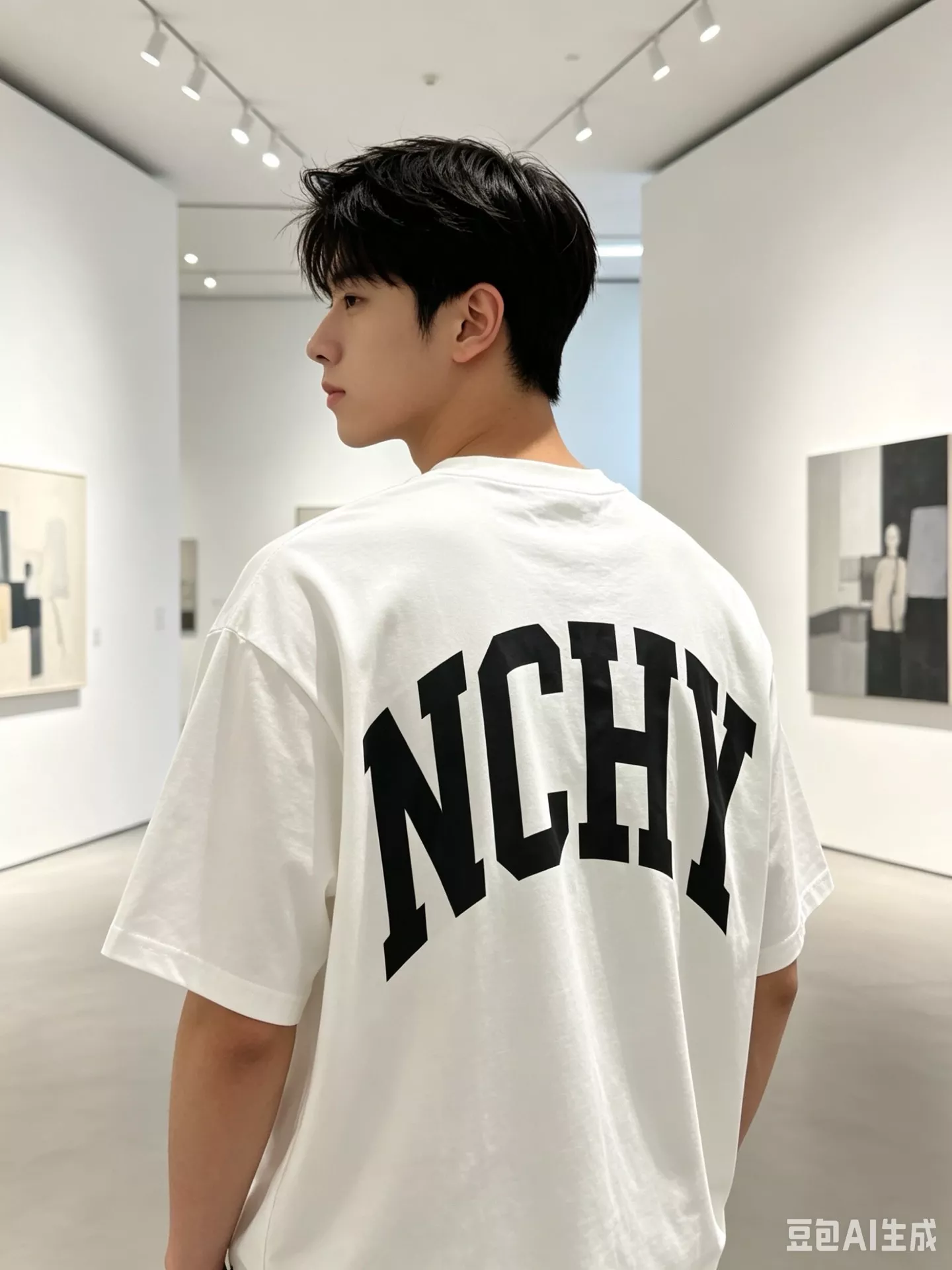 지방시 로고 레터링 프린트 반소매 티셔츠 상세 이미지 14