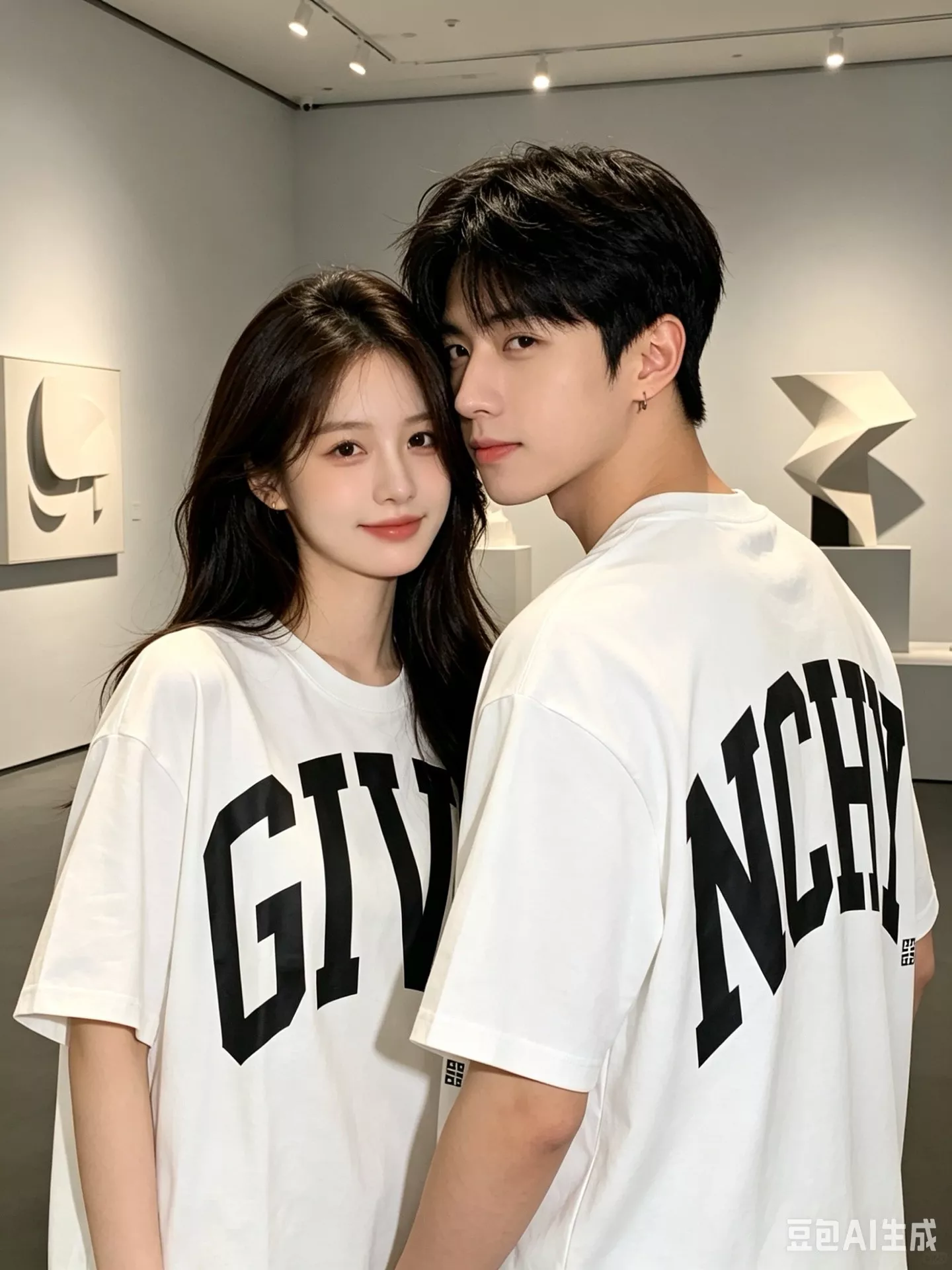 지방시 로고 레터링 프린트 반소매 티셔츠 상세 이미지 17