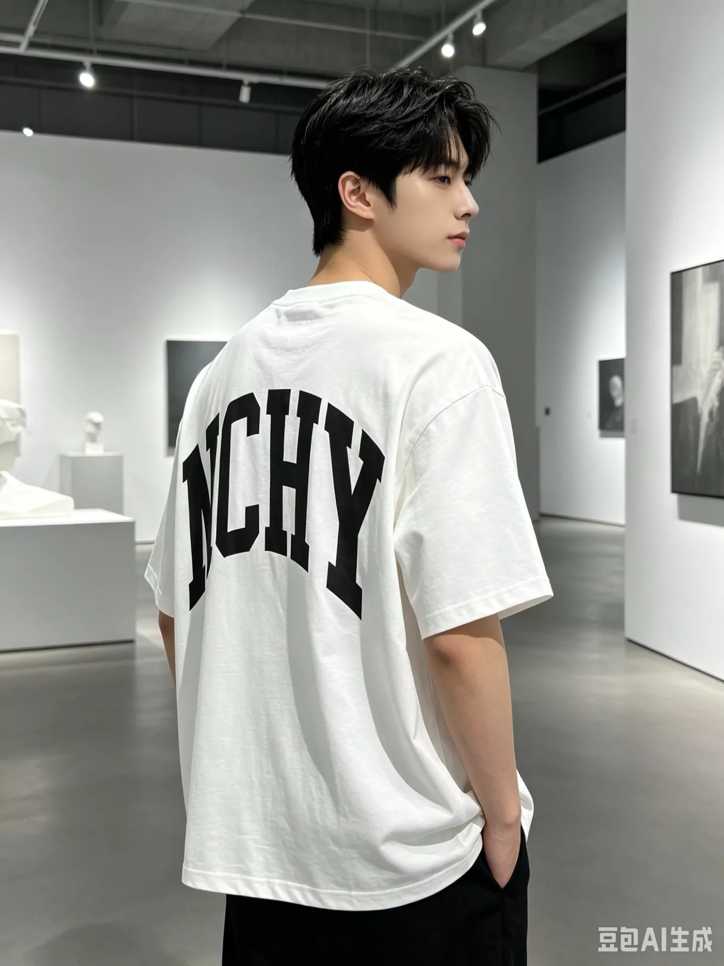 지방시 로고 레터링 프린트 반소매 티셔츠 상세 이미지 16