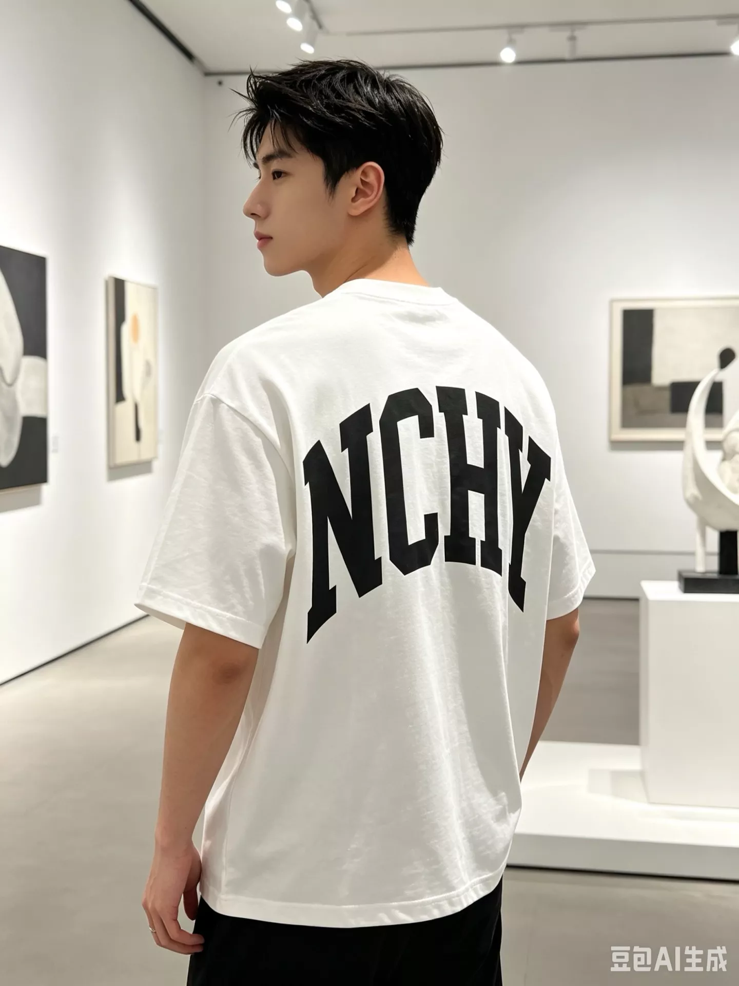 지방시 로고 레터링 프린트 반소매 티셔츠 상세 이미지 15