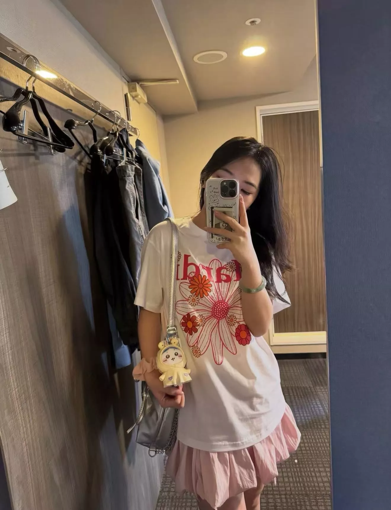 마르디메크르디 플라워 데이지 프린트 반소매 티셔츠 상세 이미지 18