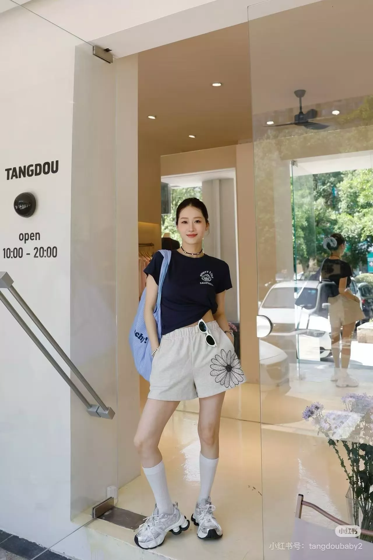 마르디메크르디 플라워 프린트 코튼 하프 팬츠 상세 이미지 19
