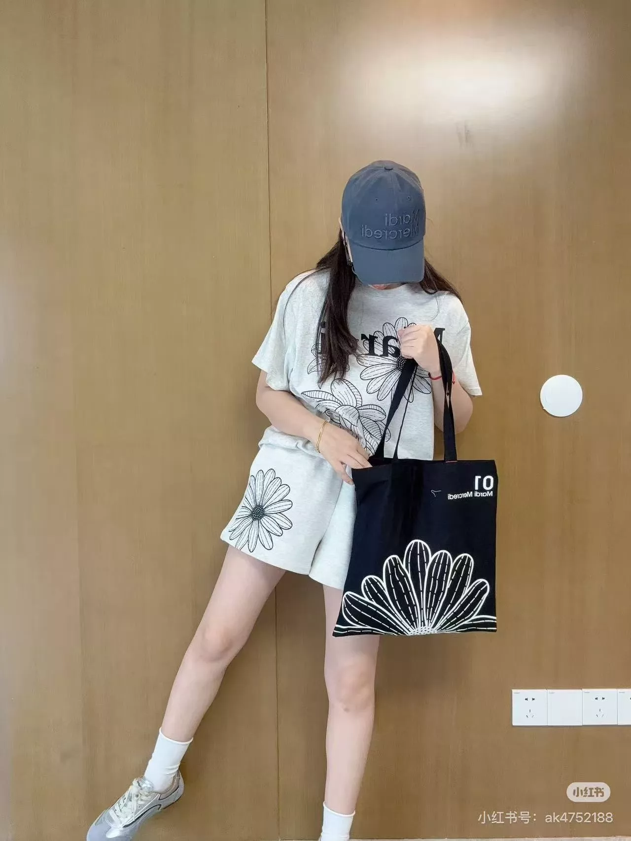 마르디메크르디 플라워 프린트 코튼 하프 팬츠 상세 이미지 14