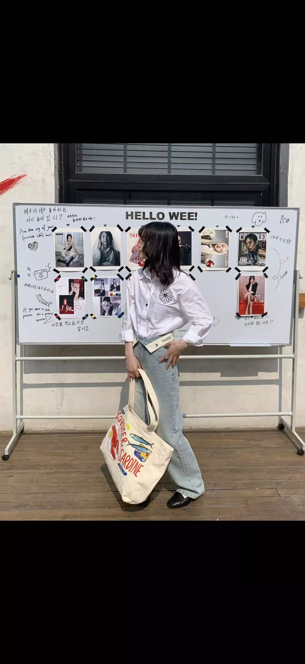 마르디메크르디 마카롱 시리즈 데이지 자수 셔츠 상세 이미지 16