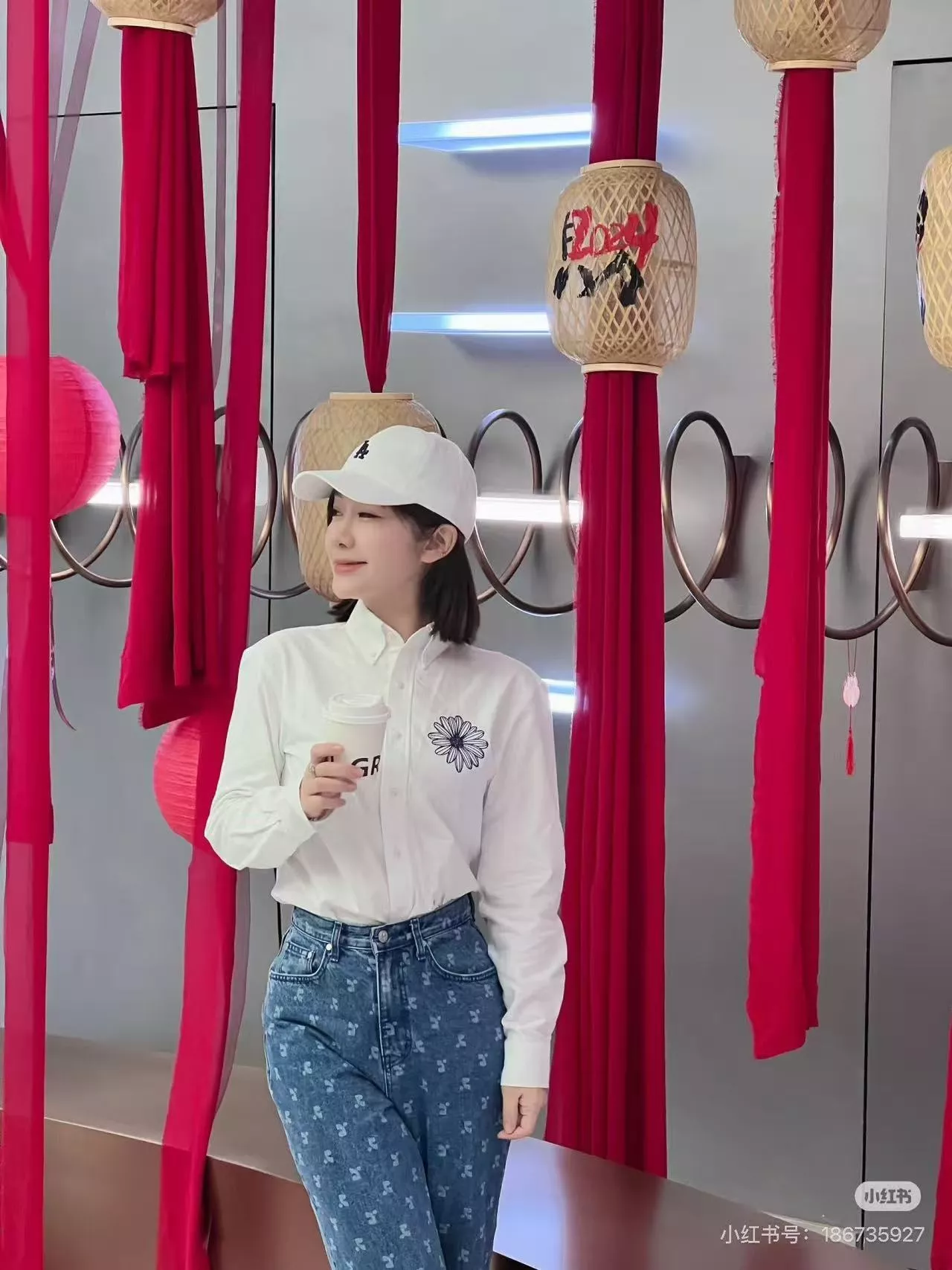 마르디메크르디 마카롱 시리즈 데이지 자수 셔츠 상세 이미지 18