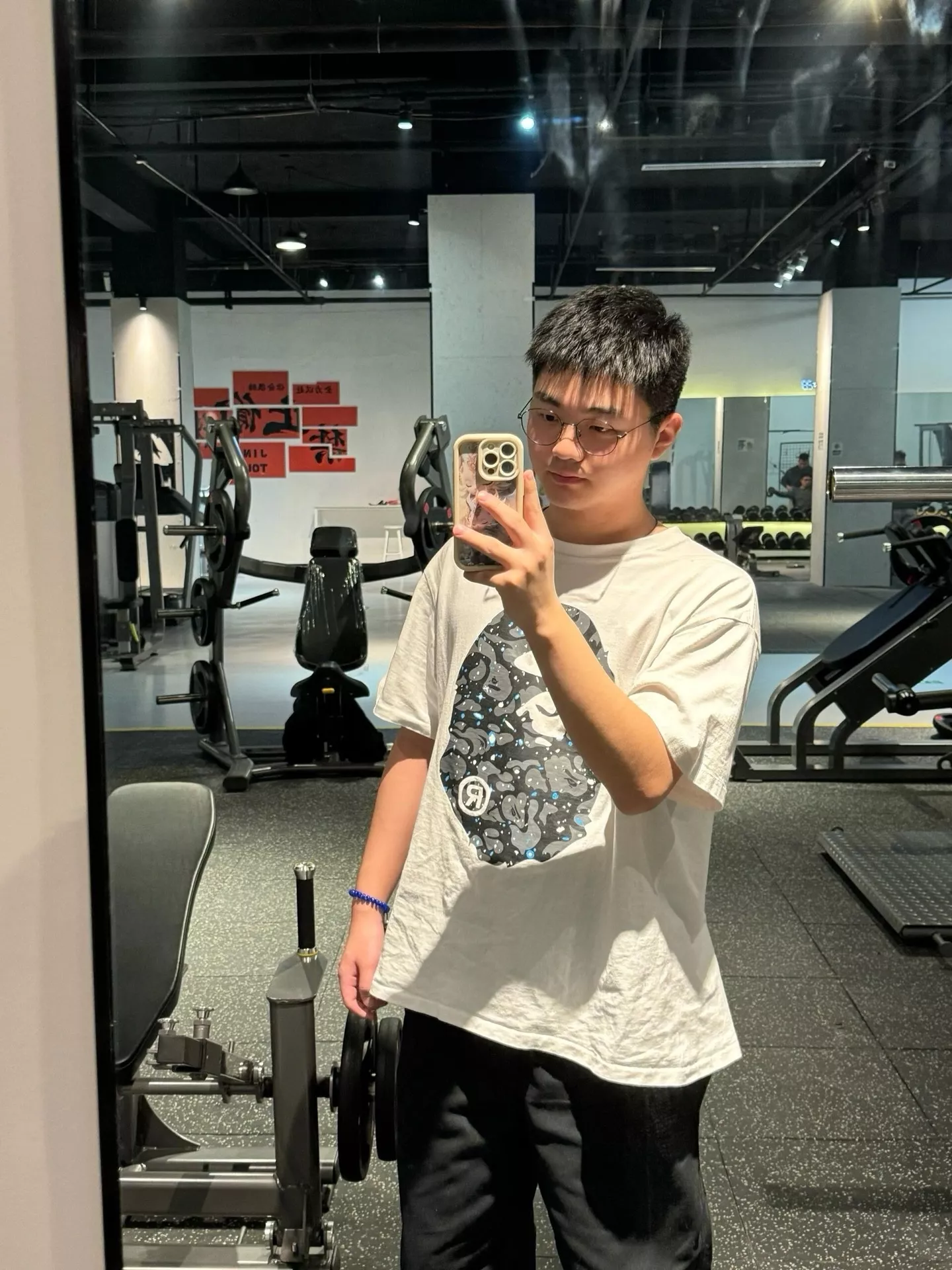 베이프 야광 프린팅 카모 헤드 반소매 티셔츠 상세 이미지 32