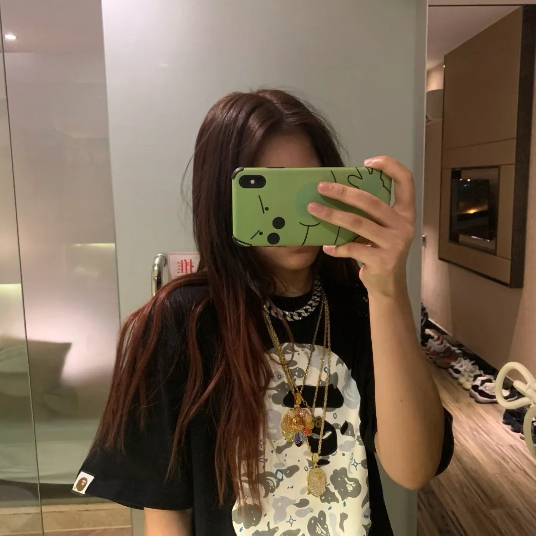베이프 야광 프린팅 카모 헤드 반소매 티셔츠 상세 이미지 25