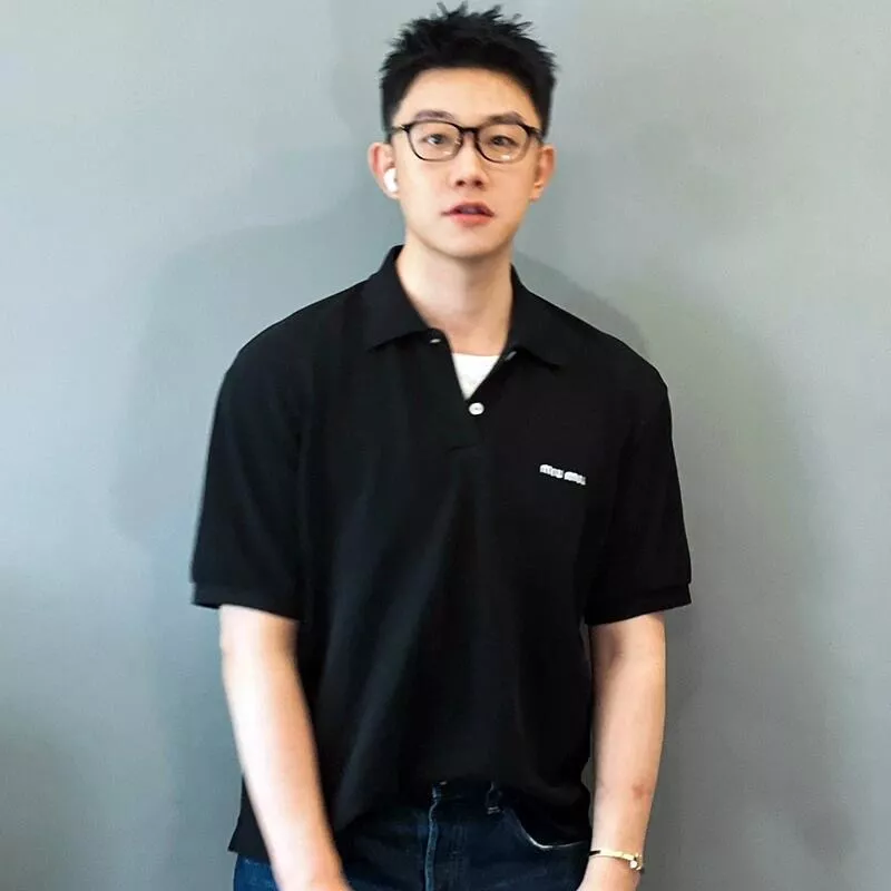 미우미우 로고 자수 폴로 반소매 티셔츠 상세 이미지 11