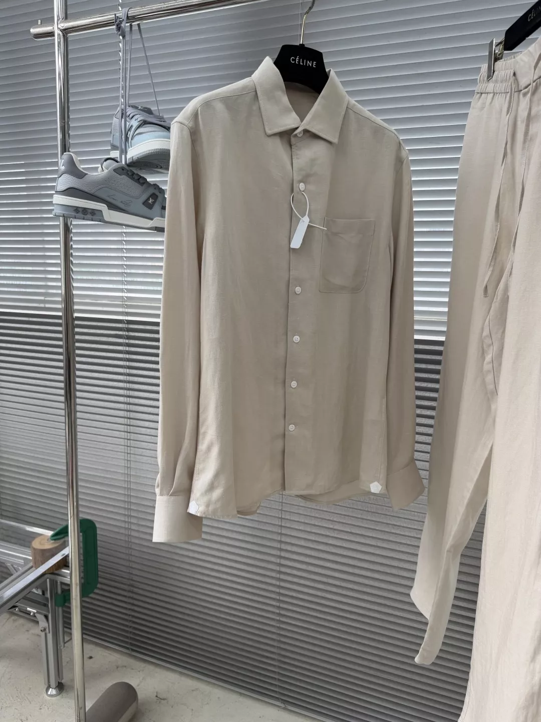 제냐 린넨 혼방 긴소매 셔츠 상세 이미지 2