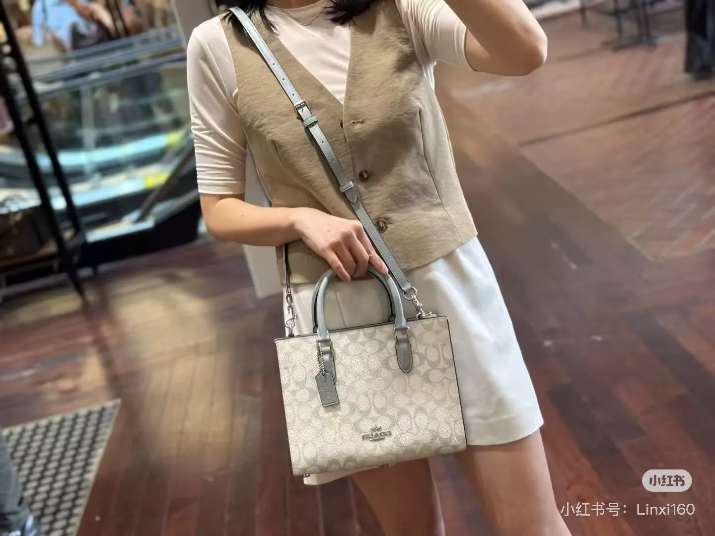 코치 매기 토트백 상세 이미지 19