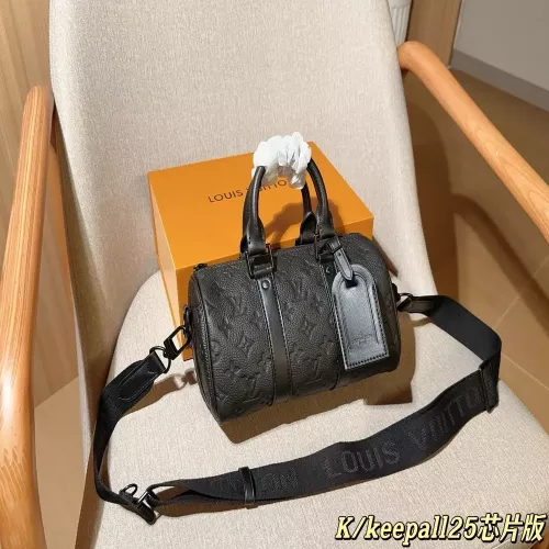 루이비통 키폴 25 엠보싱 블랙 보스턴백
