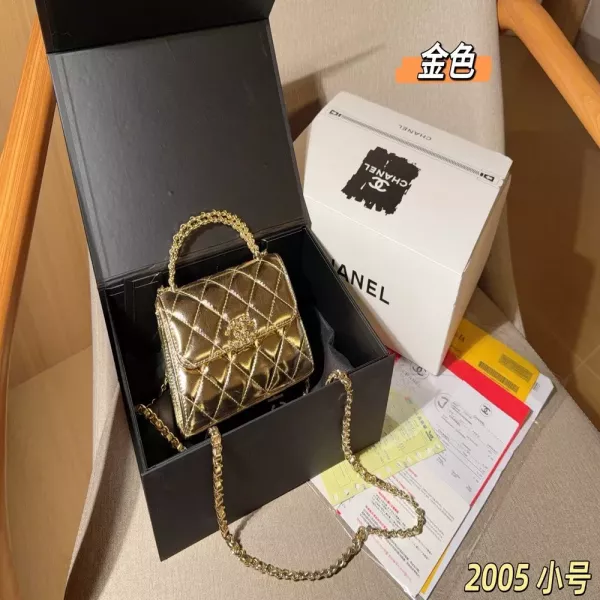 샤넬 탑핸들 체인 미니백