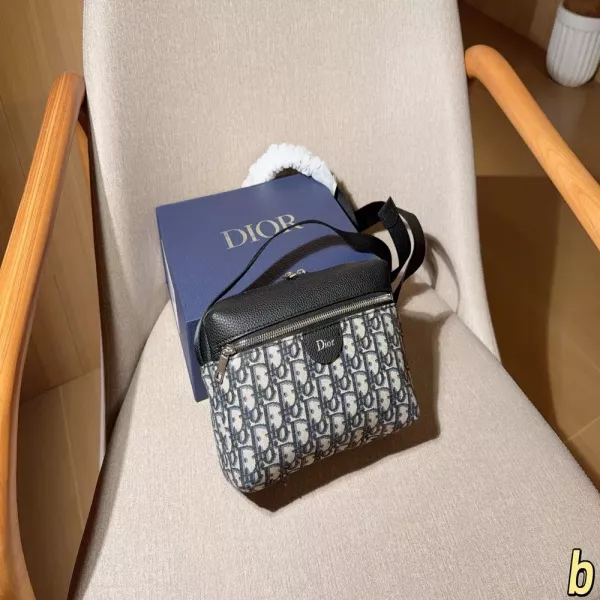 디올 오블리크 캔버스 남성 메신저백
