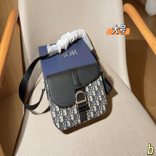 디올 새들 시리즈 오블리크 캔버스 남성 메신저백