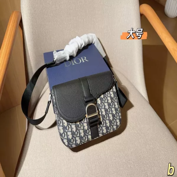 디올 새들 시리즈 오블리크 캔버스 남성 메신저백
