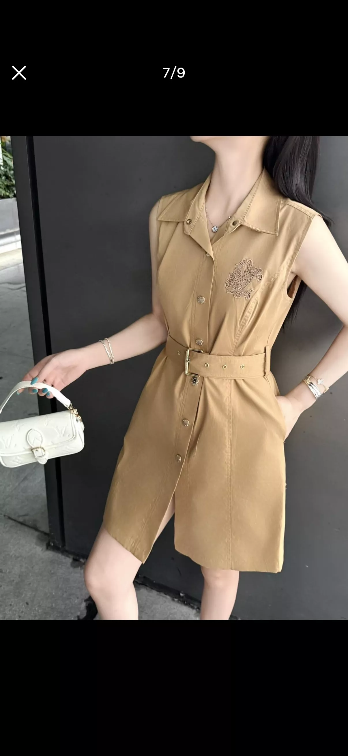 루이비통 나노 다이앤 미니 엠보 바게트백 상세 이미지 21