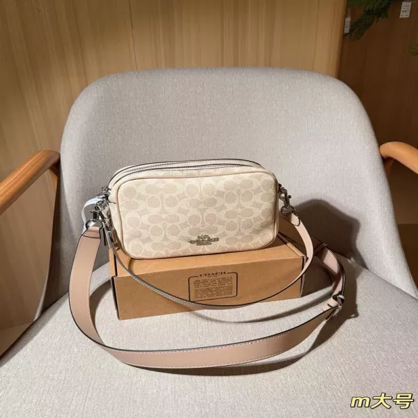 코치 더블 지퍼 카메라백