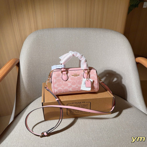 코치 미니 로완 데님 보스턴백