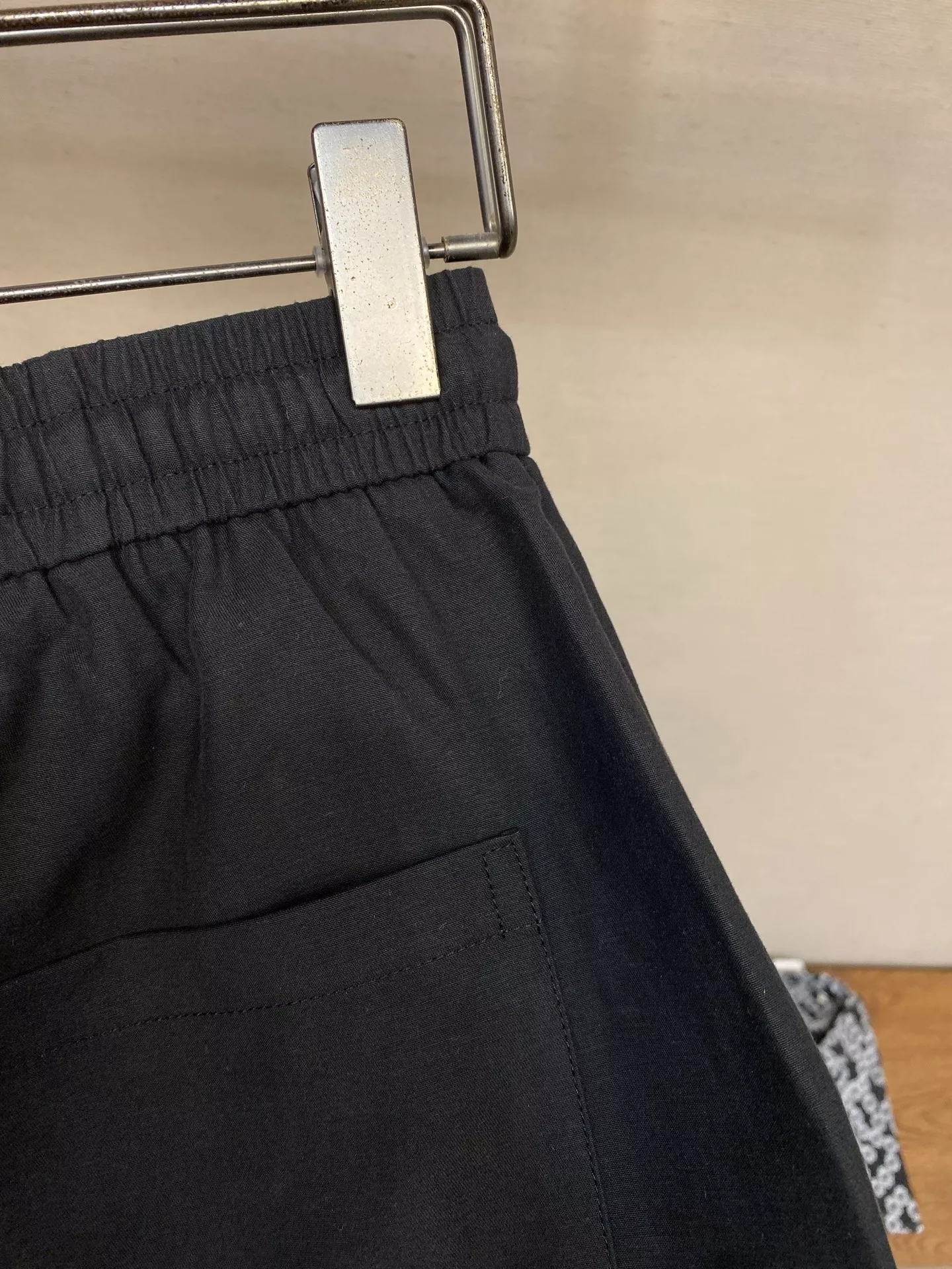 에르메스 린넨 혼방 와이드 캐주얼 반바지 상세 이미지 7