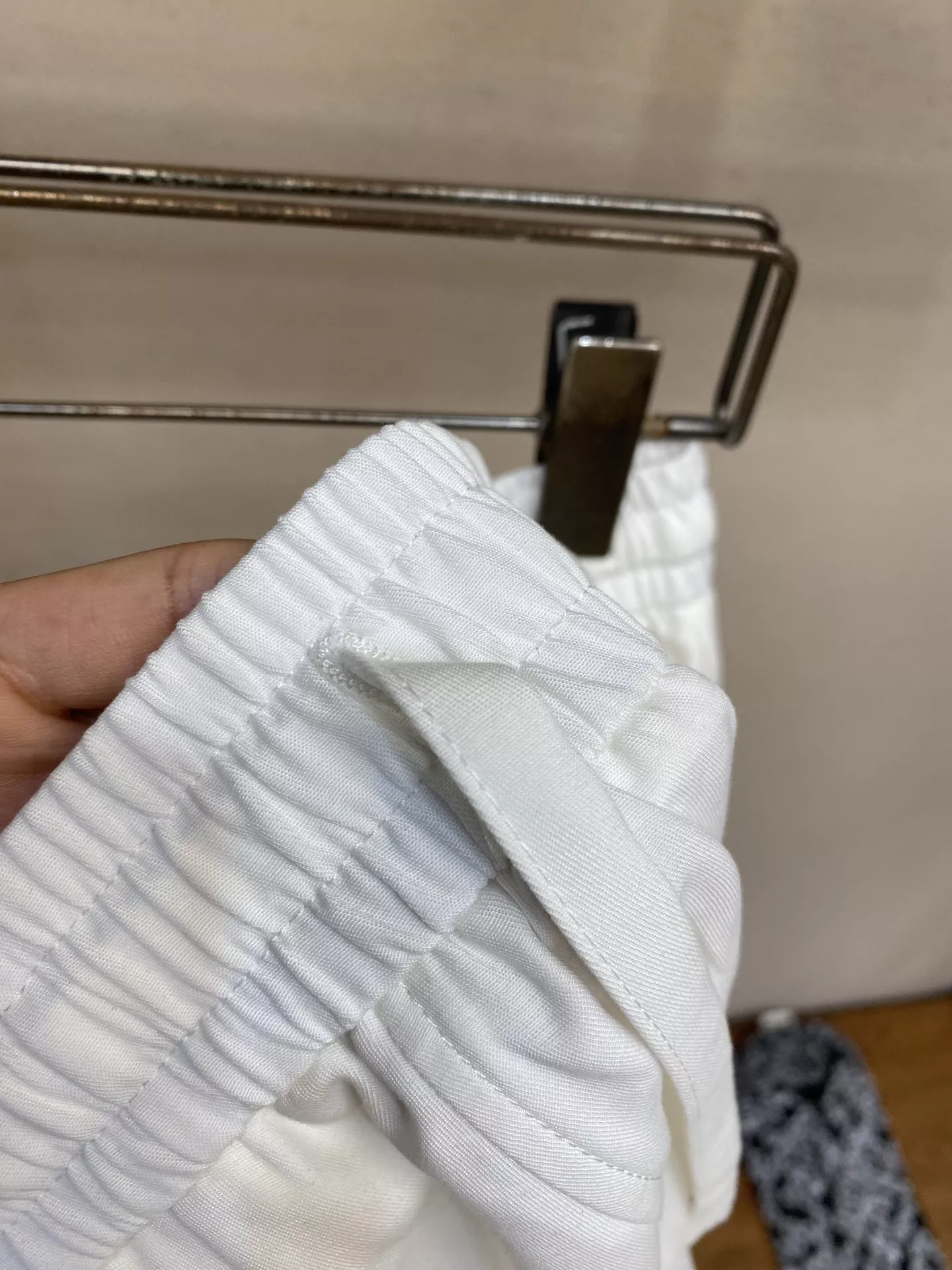 에르메스 린넨 혼방 와이드 캐주얼 쇼츠 상세 이미지 3