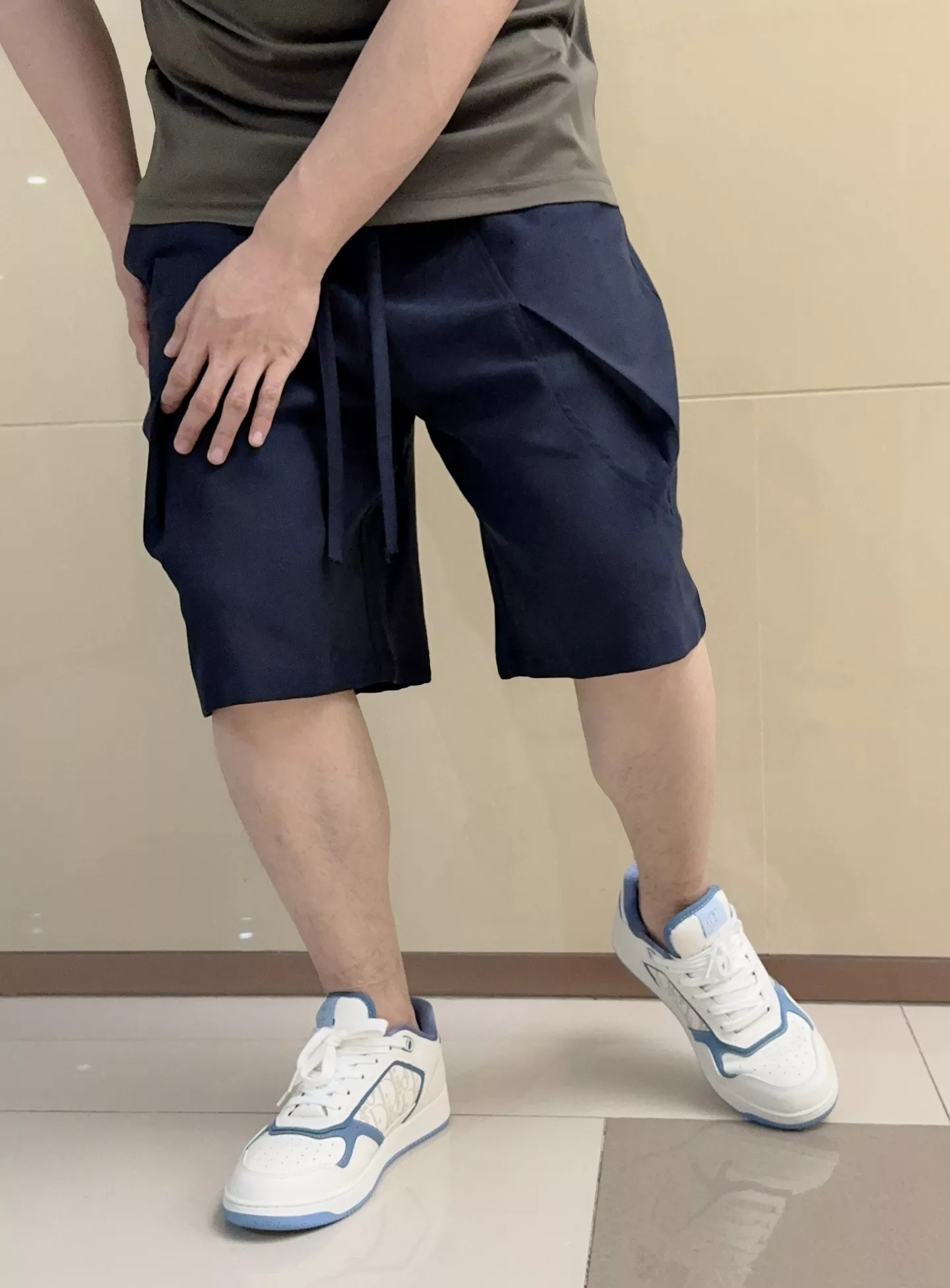 에르메스 린넨 혼방 와이드 캐주얼 쇼츠 상세 이미지 8