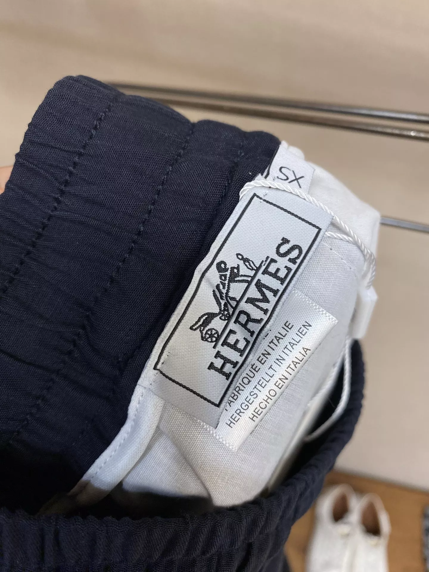 에르메스 린넨 혼방 와이드 캐주얼 쇼츠 상세 이미지 4