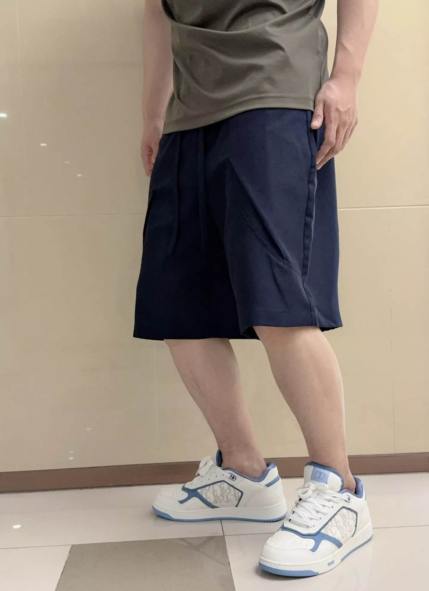 에르메스 린넨 혼방 와이드 캐주얼 쇼츠 상세 이미지 11