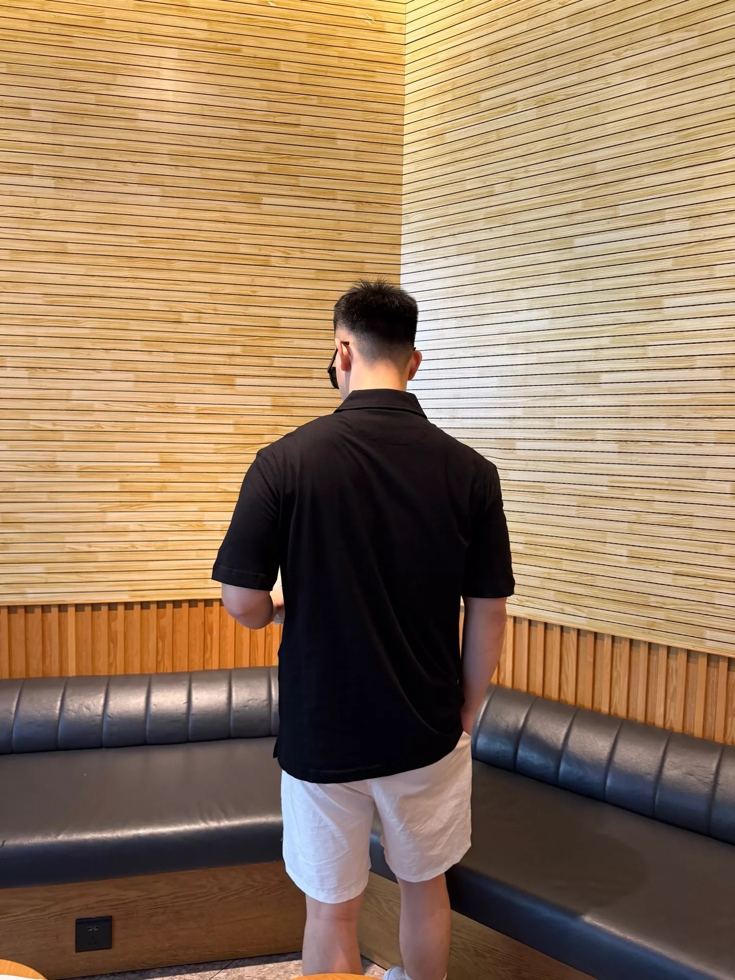 프라다 삼각 로고 폴로 반소매 티셔츠 상세 이미지 10