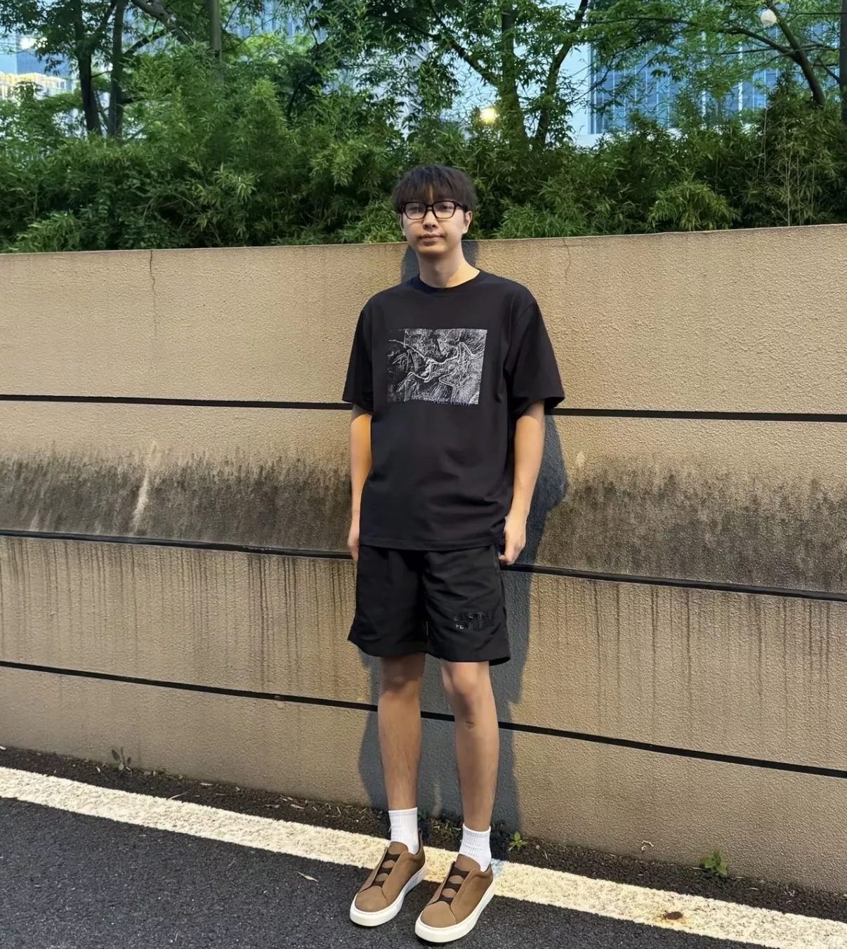 아크테릭스 레터 로고 프린트 라운드넥 반소매 티셔츠 상세 이미지 37