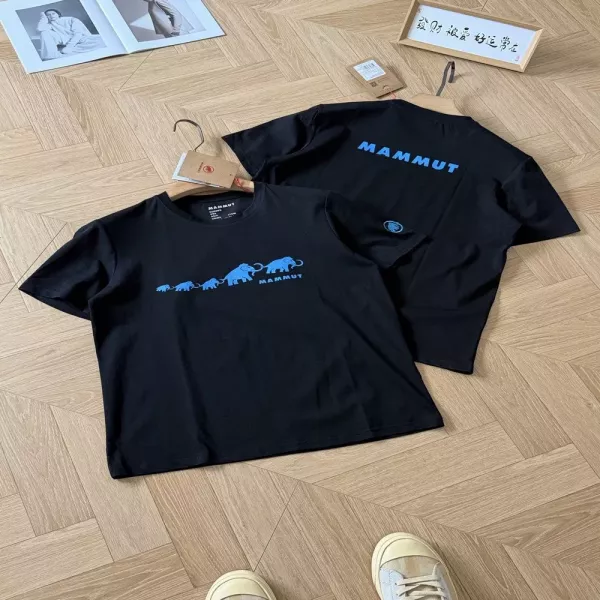 마무트 흡습 속건 기능성 라운드넥 반소매 티셔츠